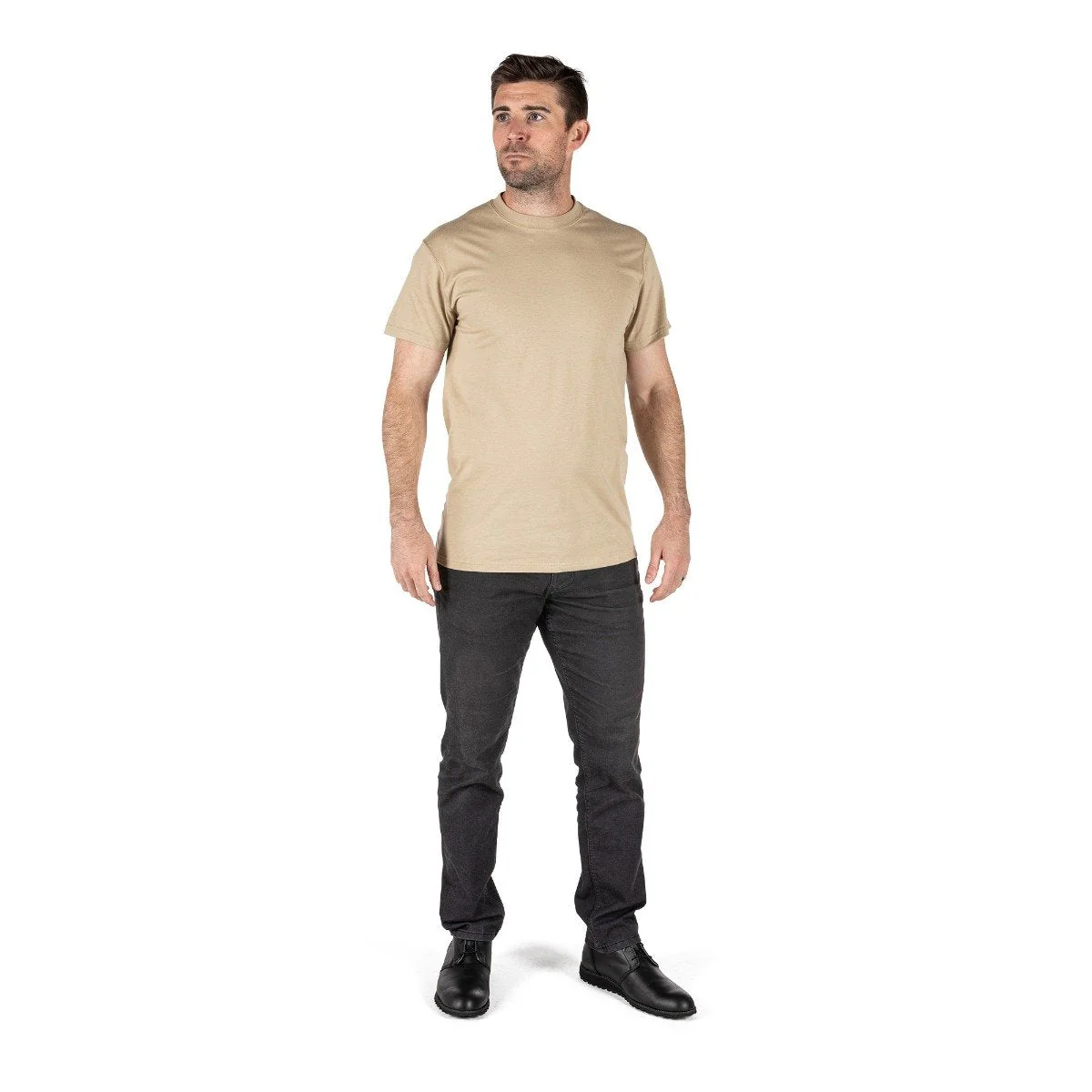 5.11 Mens Utili-T Crew Tees Pack of 3 ACU Tan - Image 4
