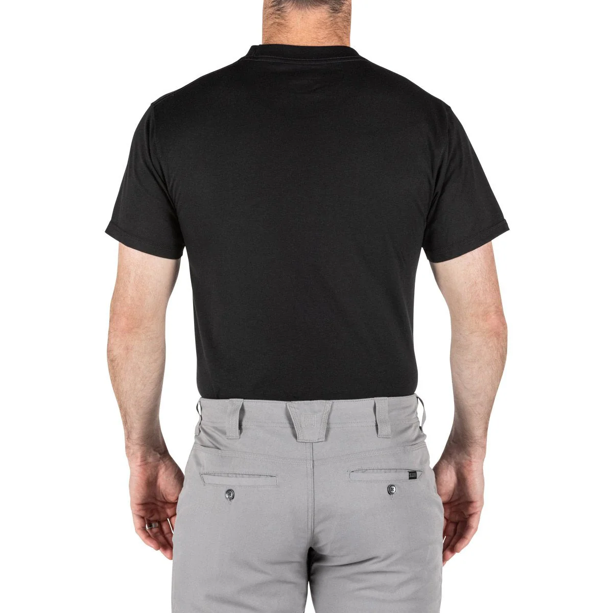 5.11 Mens Utili-T Crew Tees Pack of 3 Black - Image 2