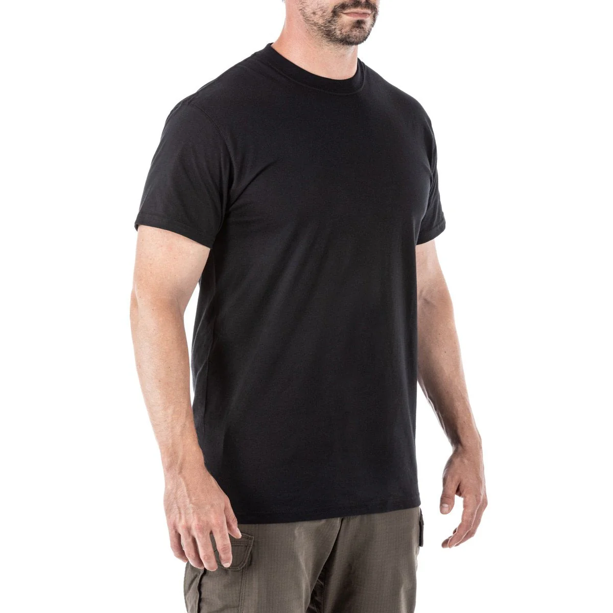 5.11 Mens Utili-T Crew Tees Pack of 3 Black - Image 4