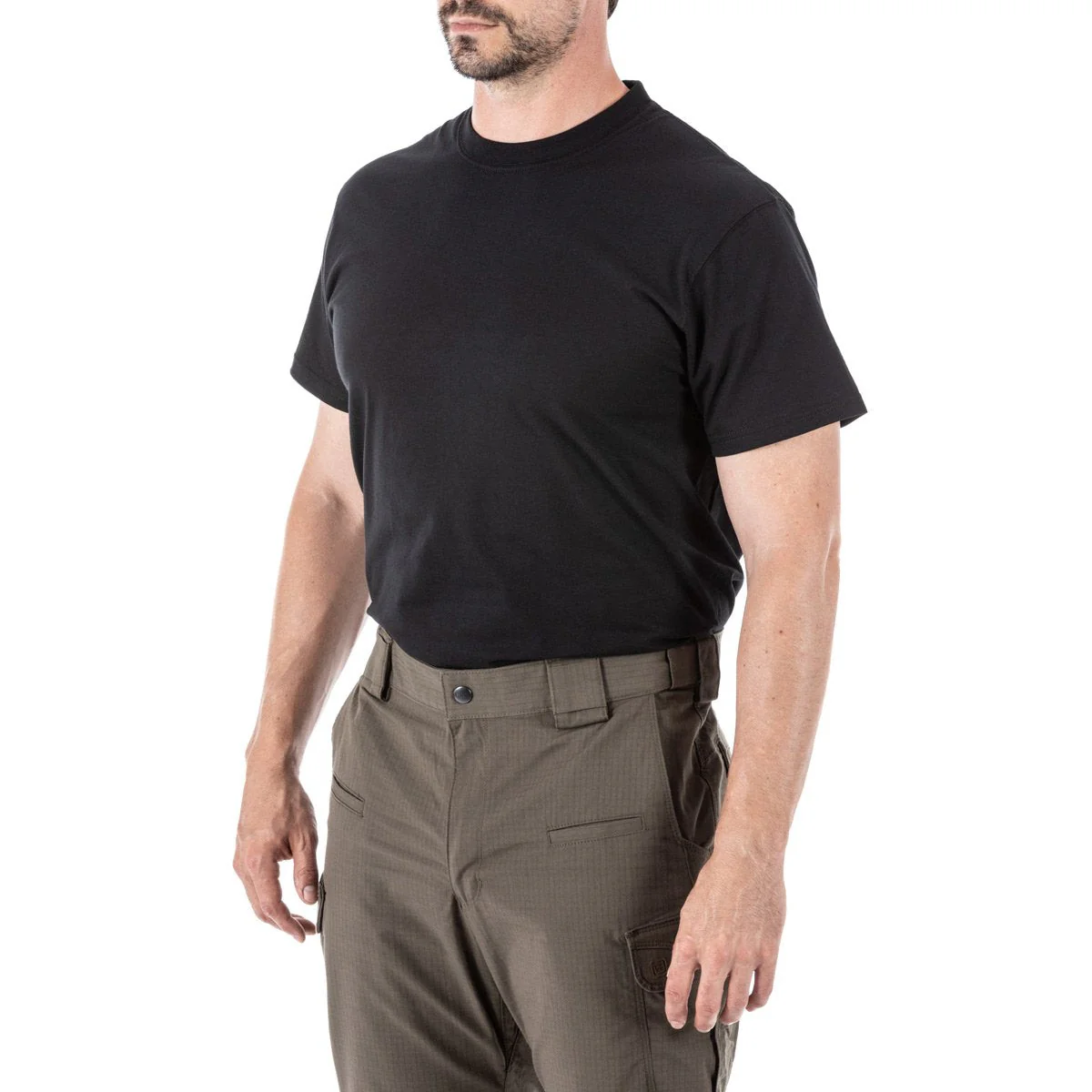5.11 Mens Utili-T Crew Tees Pack of 3 Black - Image 7