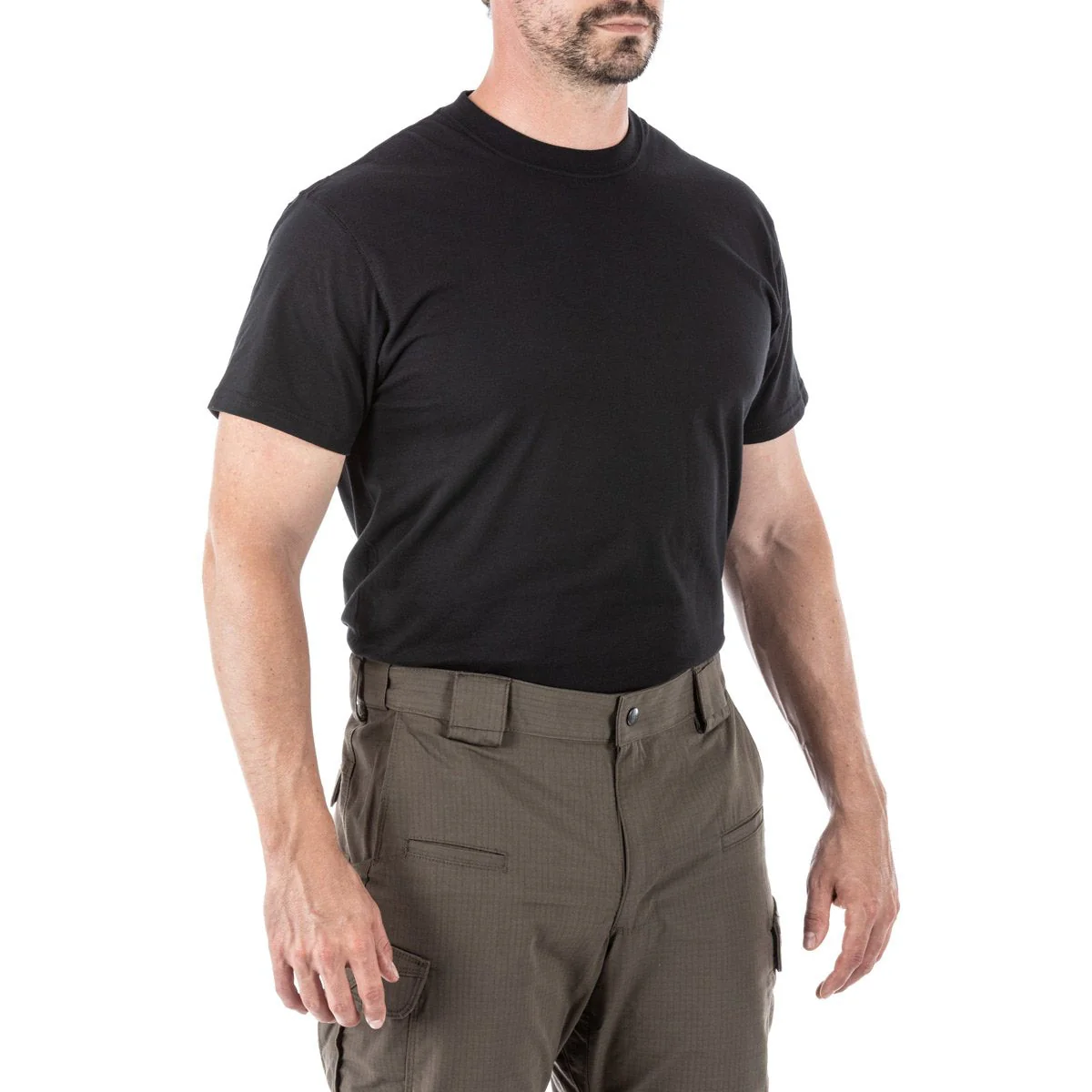5.11 Mens Utili-T Crew Tees Pack of 3 Black - Image 9