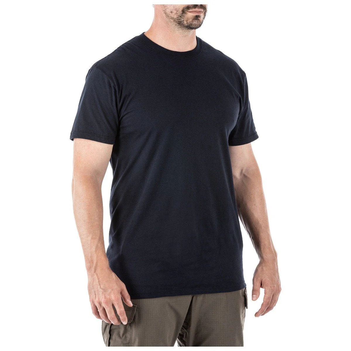 5.11 Mens Utili-T Crew Tees Pack of 3 Dark Navy - Image 4