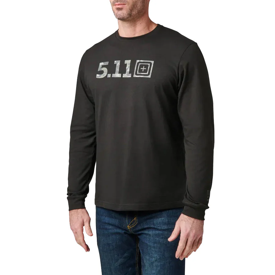 5.11 Tactical Camo Logo Fill Long Sleeve Tee - Image 4