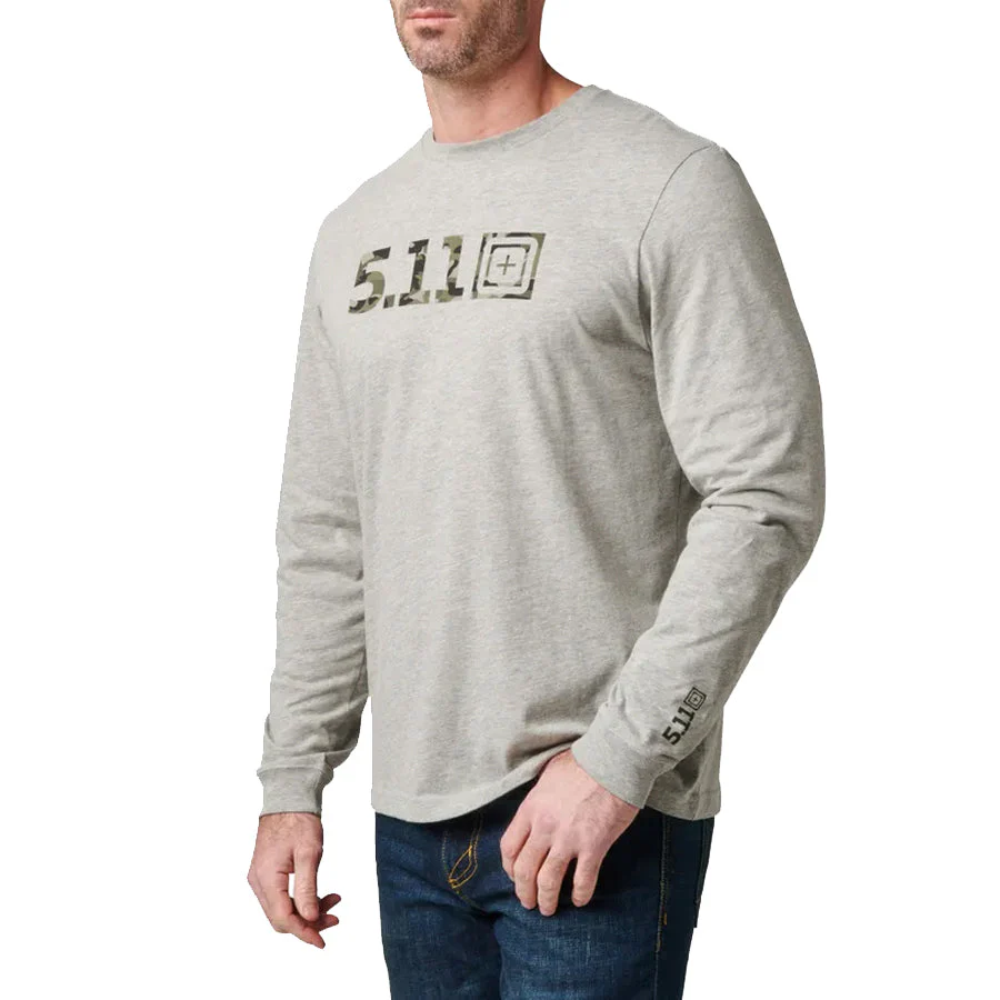 5.11 Tactical Camo Logo Fill Long Sleeve Tee - Image 5