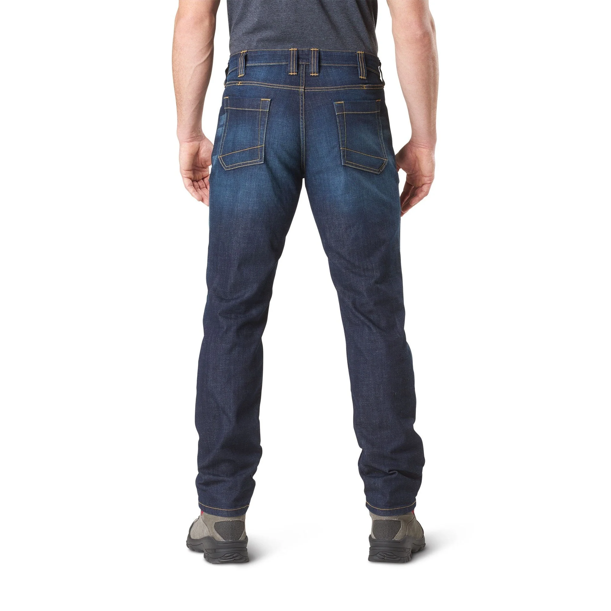 5.11 Tactical Defender Flex Slim Jeans Dark Wash Indigo - Image 2