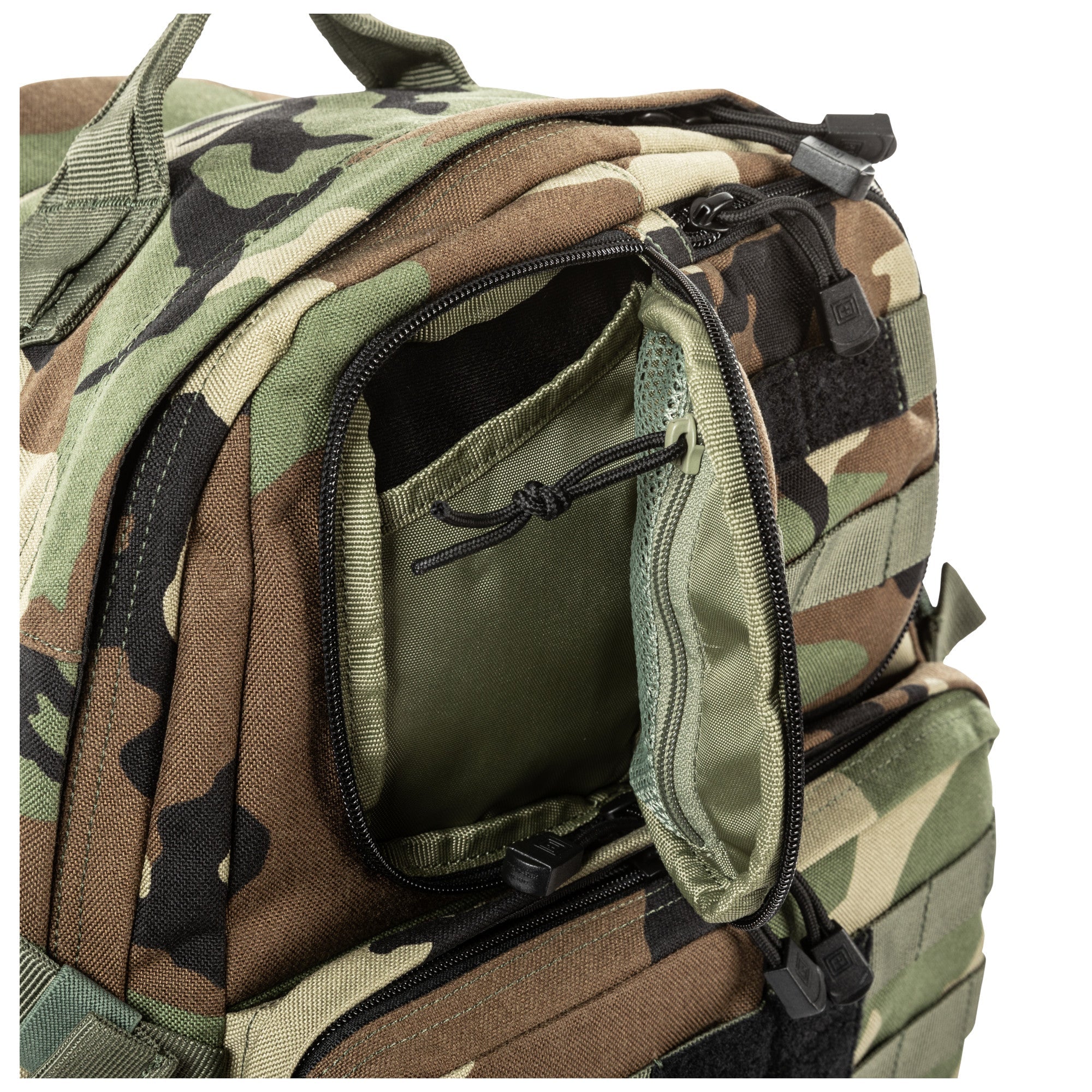 5.11 Tactical RUSH 24 2.0 Backpack 37L Woodland Camo - Image 12