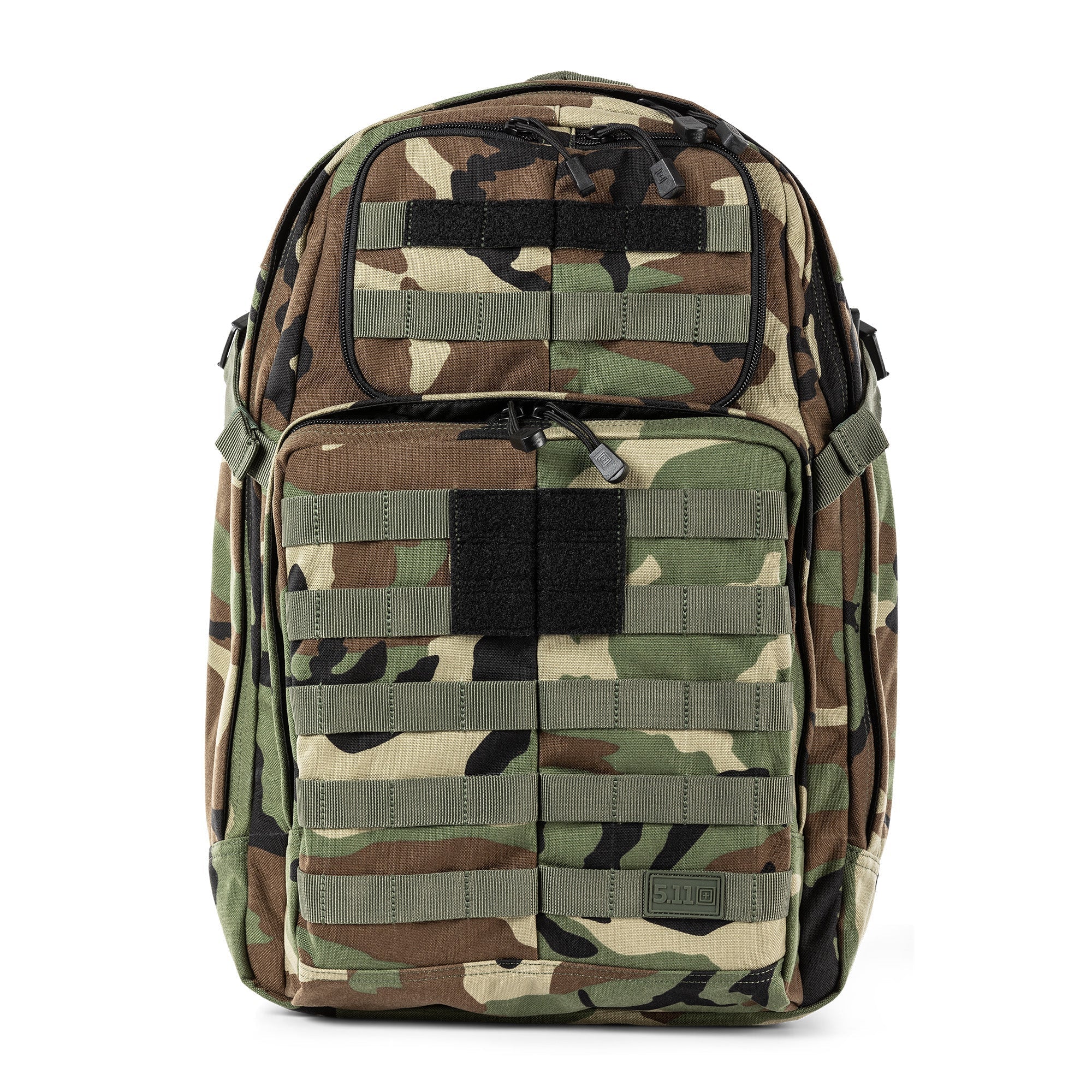 5.11 Tactical RUSH 24 2.0 Backpack 37L Woodland Camo - Image 3