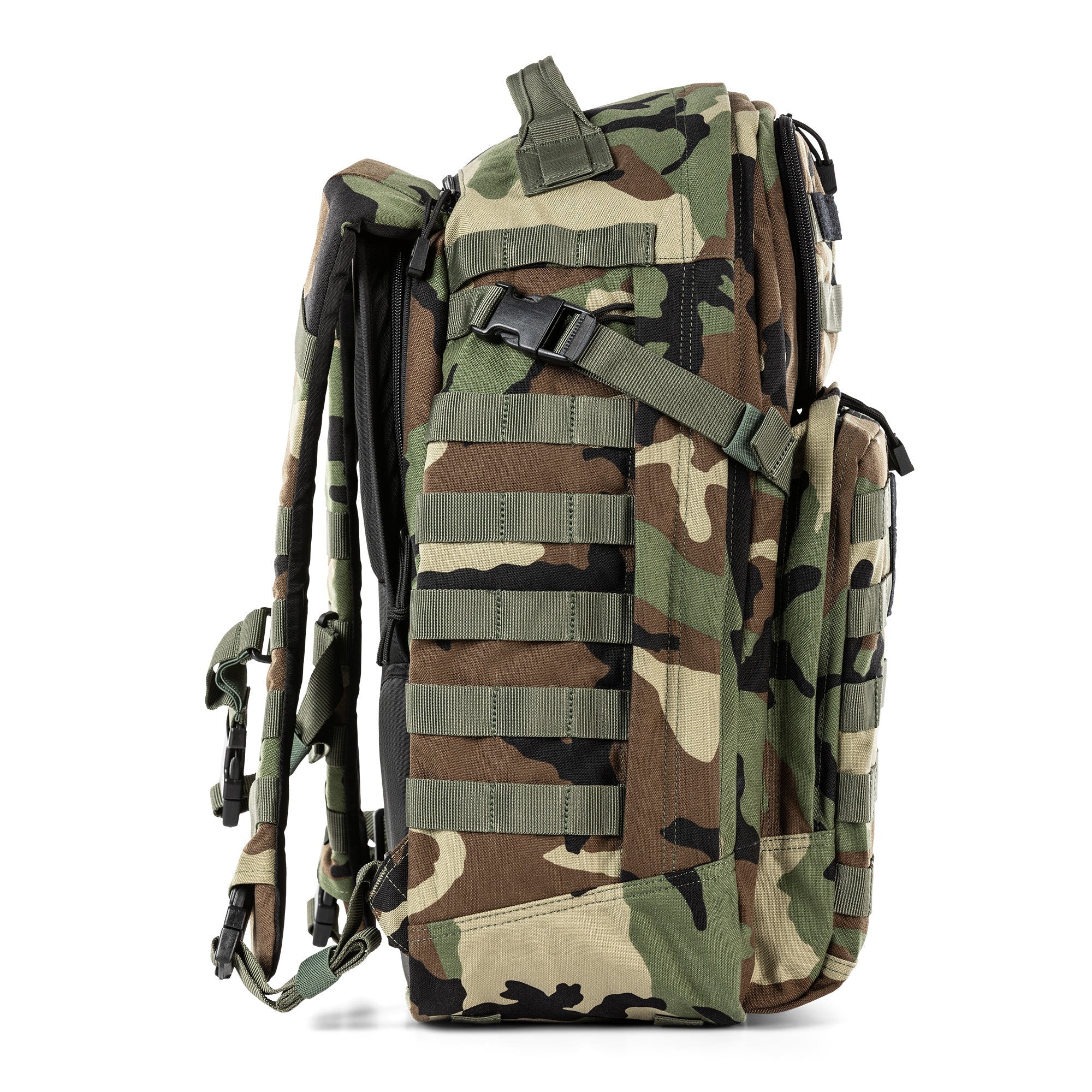 5.11 Tactical RUSH 24 2.0 Backpack 37L Woodland Camo - Image 6
