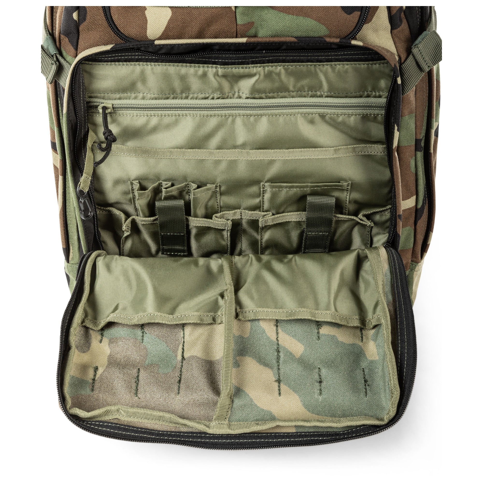 5.11 Tactical RUSH 24 2.0 Backpack 37L Woodland Camo - Image 9