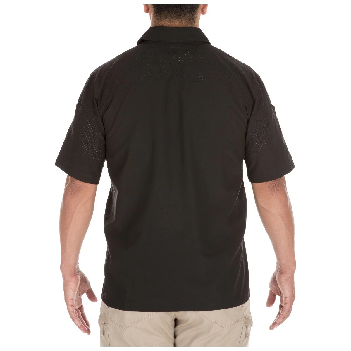 5.11 Tactical Freedom Flex Woven Short Sleeve Shirt Black - Image 2