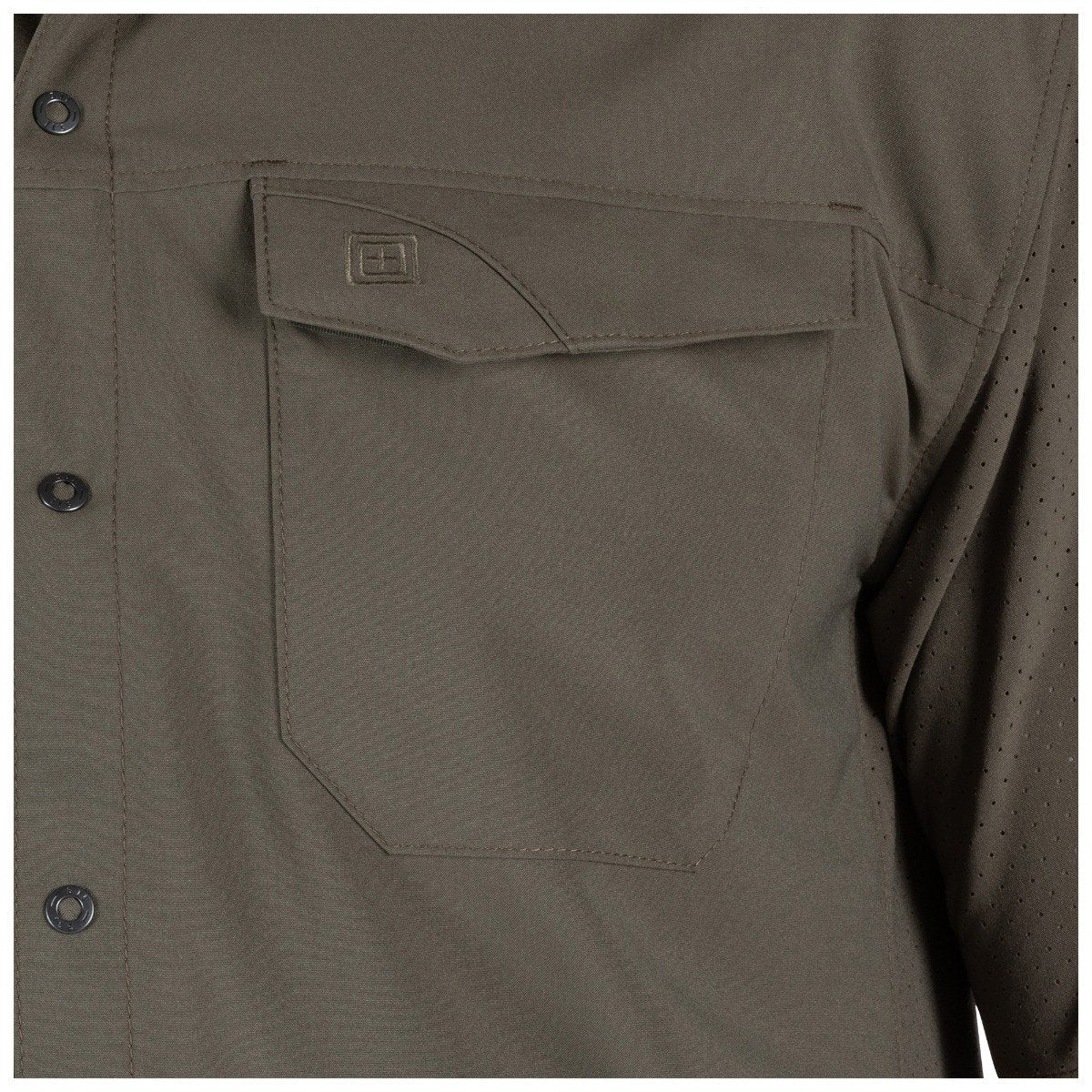 5.11 Tactical Freedom Flex Woven Short Sleeve Shirt Black - Image 3