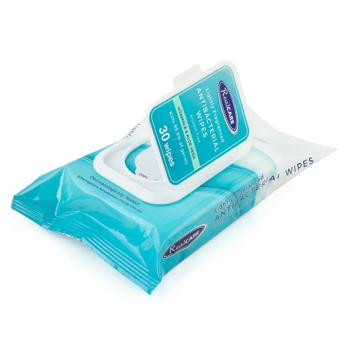 Antibacterial Alcohol-Free Hand Wipes Kills 99.9% of Germs 30 Wipes
