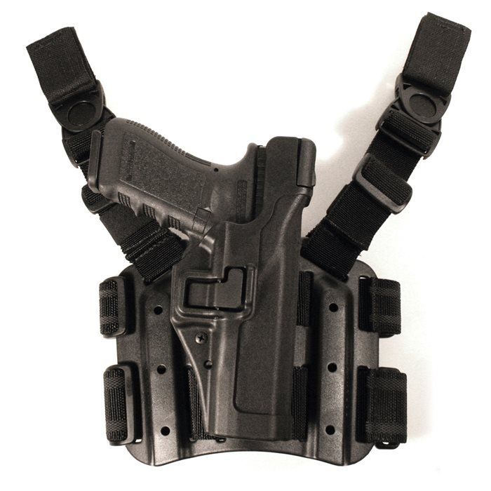 Blackhawk Level 3 Serpa Holster for Glock 17/19/22/23/31/32 Right Black