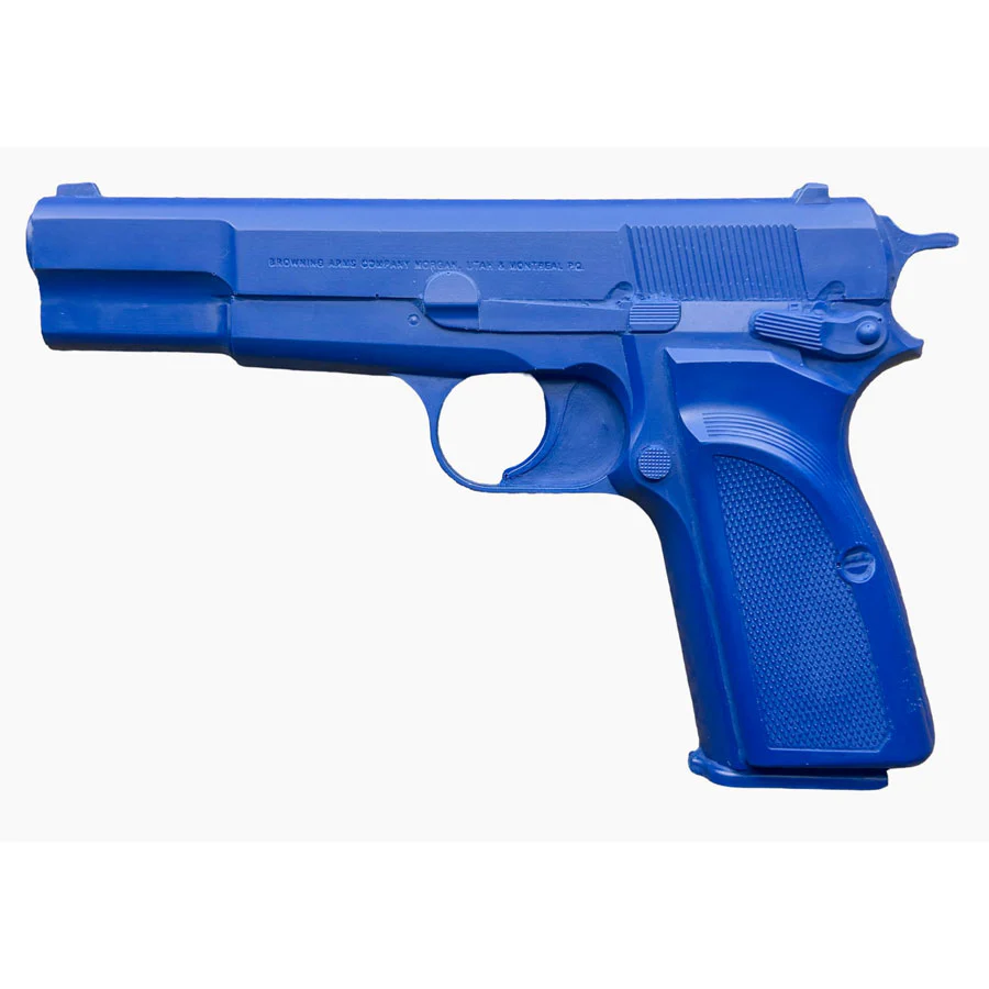 Blue Training Guns - Browning Hi Power Pistol Color: Blue Weighted: No