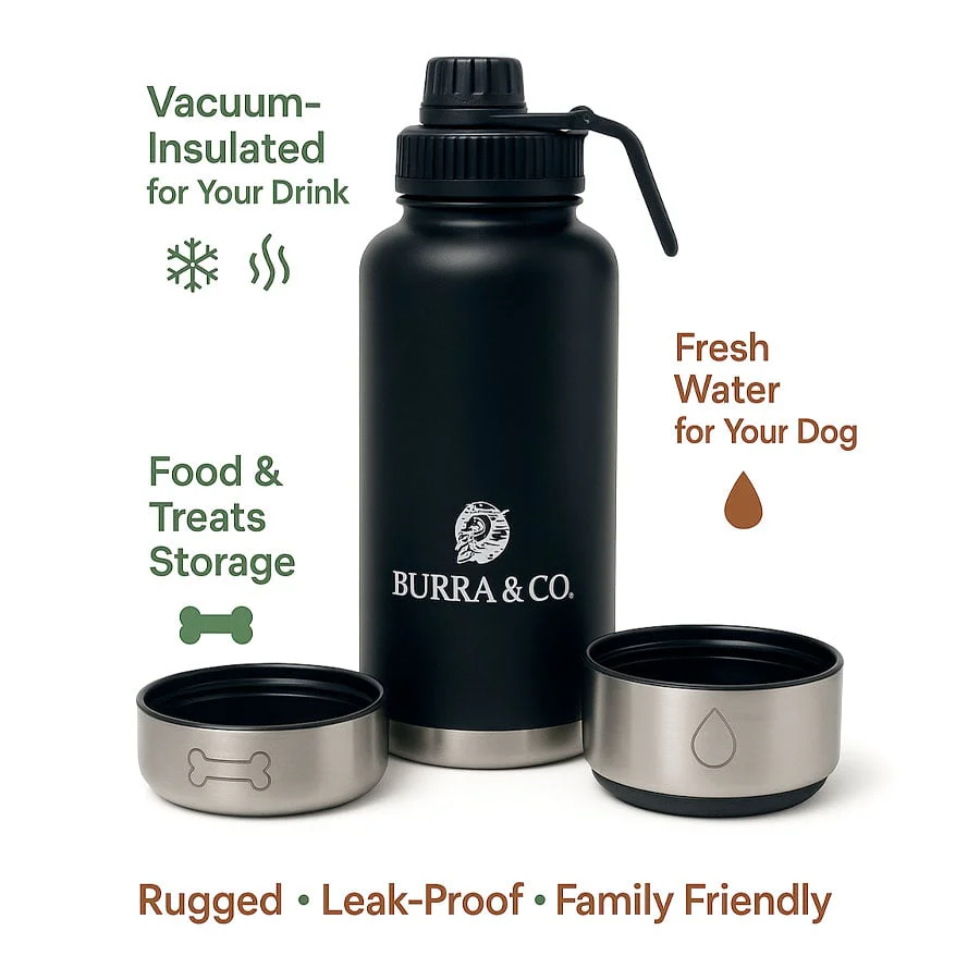 Burra and Co WoofBottle 3-in-1 Pet Travel Bottle - Image 2