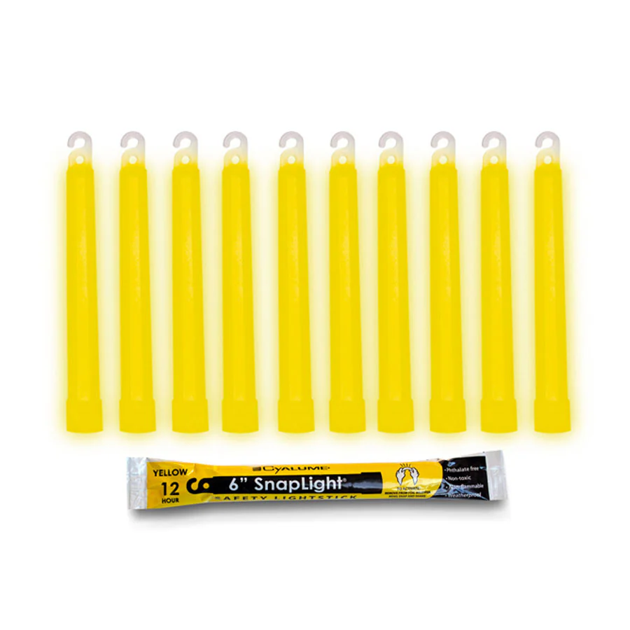Cyalume SnapLight 6 Inches 12 Hours - 10 Pack