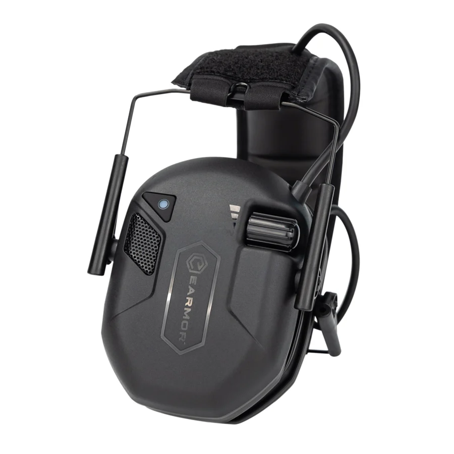 Earmor M300T Electronic Bluetooth Earmuffs - Tactical Black - Image 3