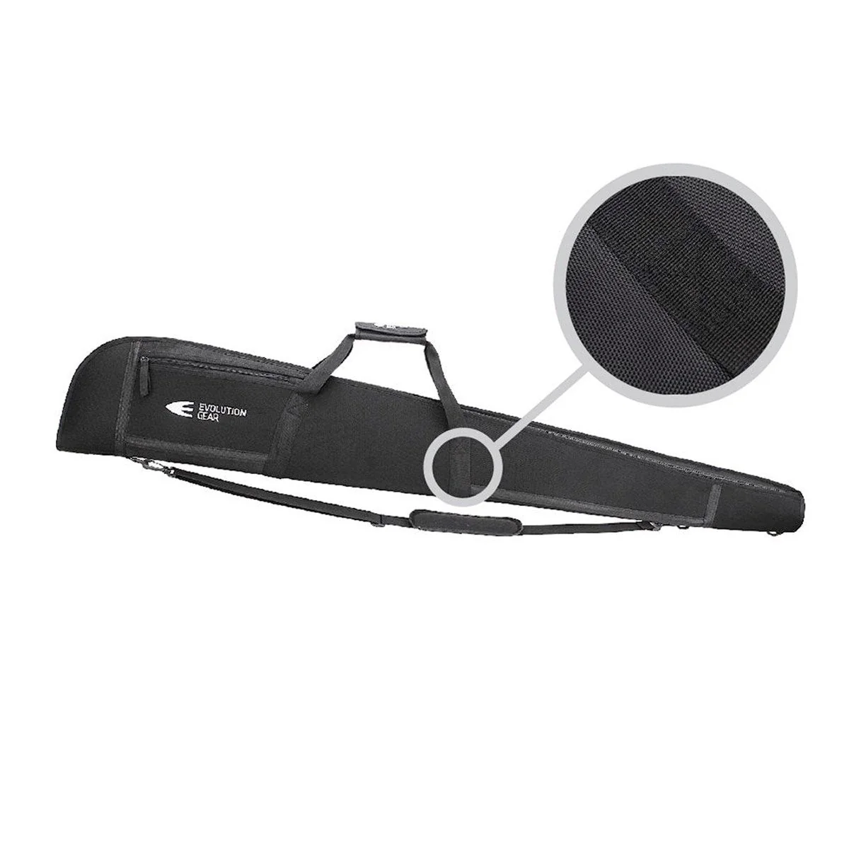 Evolution Gear 53 Inch Shotgun Soft Case Bag with 1680D Tough Fabric Black - Image 2