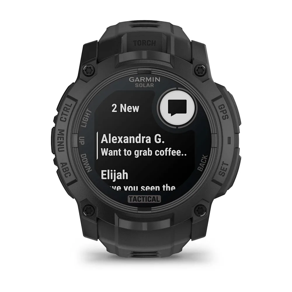 Garmin Instinct 3 Solar Tactical Edition Black with Black Band - Image 14