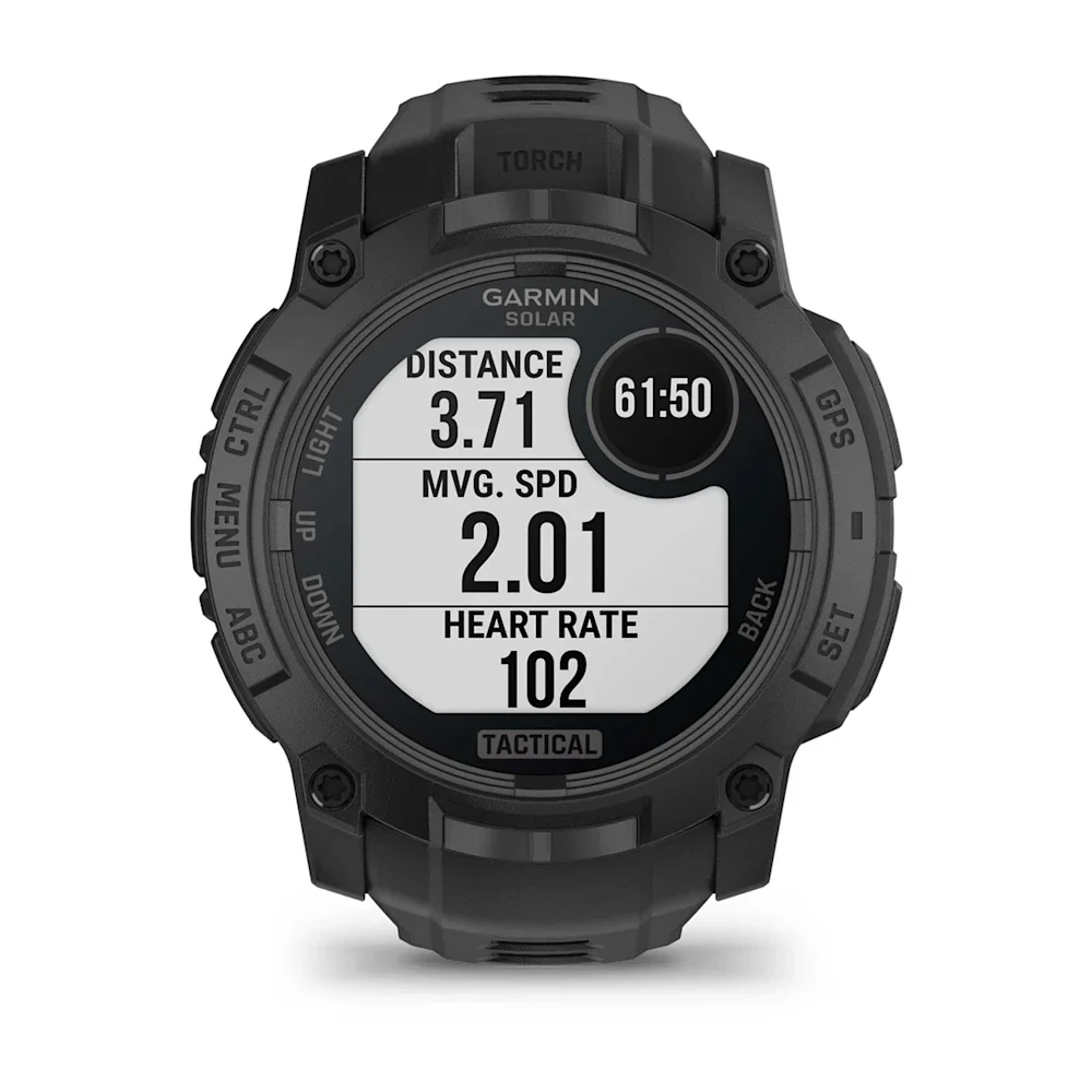 Garmin Instinct 3 Solar Tactical Edition Black with Black Band - Image 20