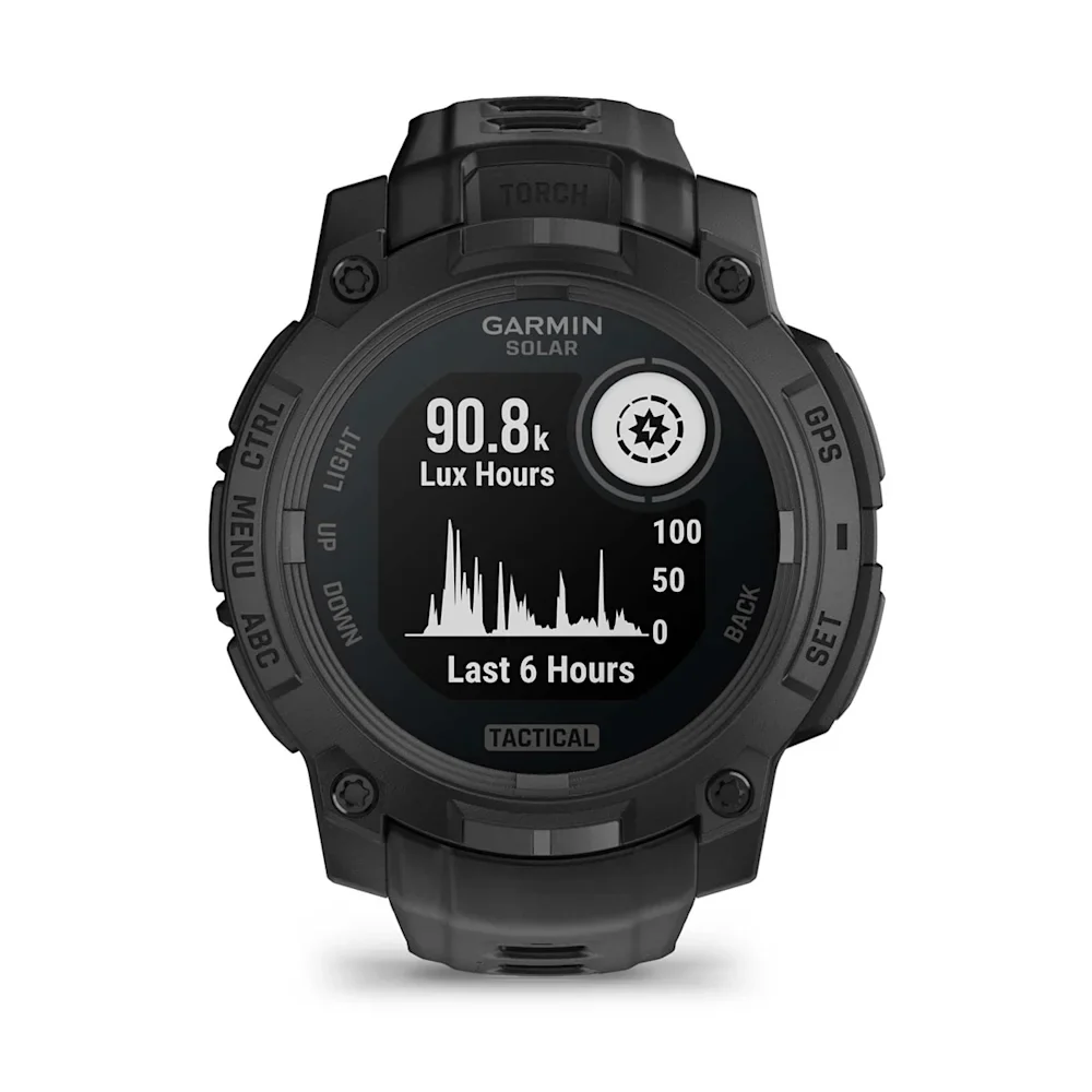 Garmin Instinct 3 Solar Tactical Edition Black with Black Band - Image 3