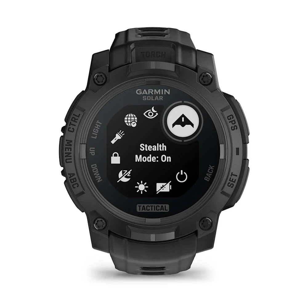 Garmin Instinct 3 Solar Tactical Edition Black with Black Band - Image 4