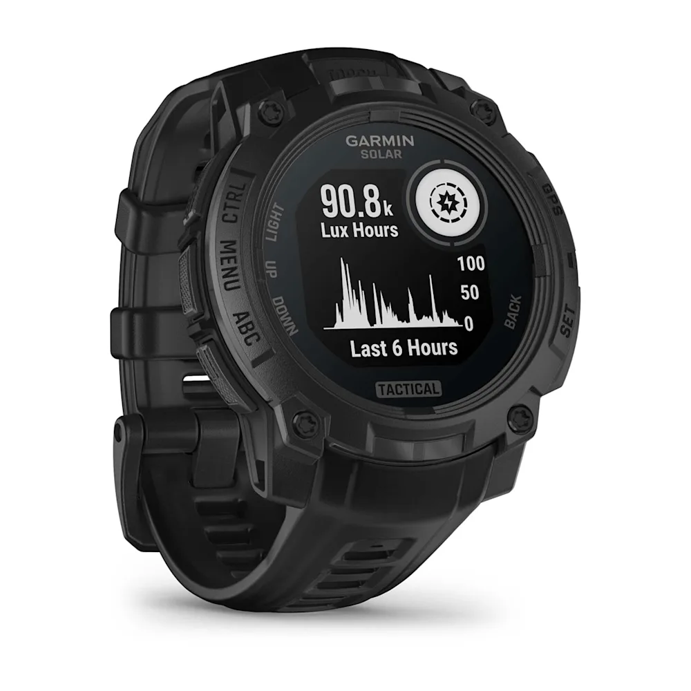 Garmin Instinct 3 Solar Tactical Edition Black with Black Band - Image 7
