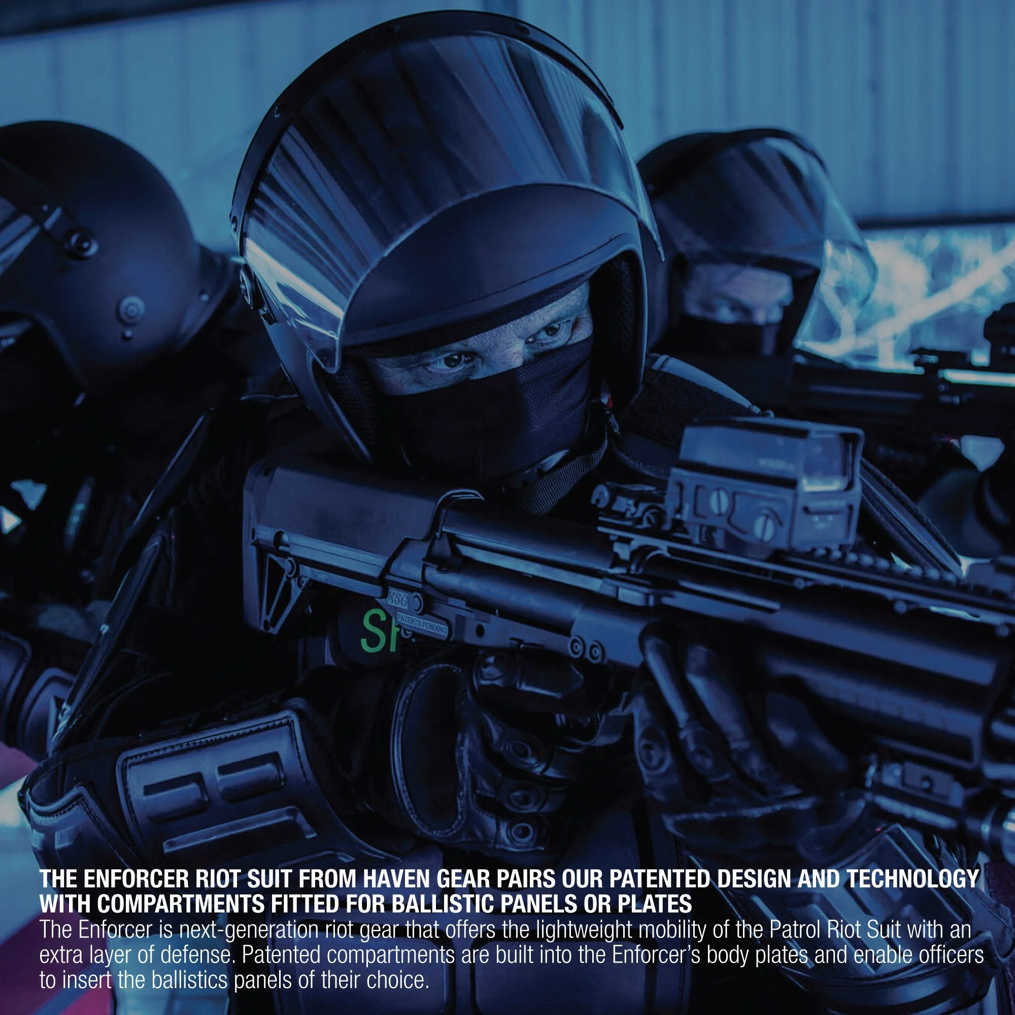 Haven Gear Enforcer Riot Suit Black - Image 4