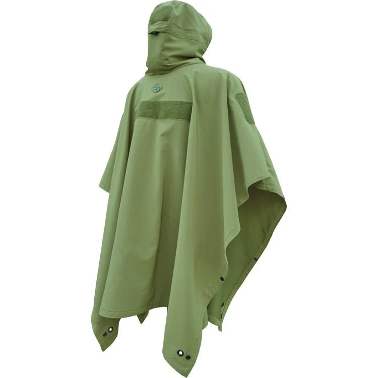Hazard 4 Poncho Villa 2020 Version Technical Soft-Shell Poncho OD Green - Image 2