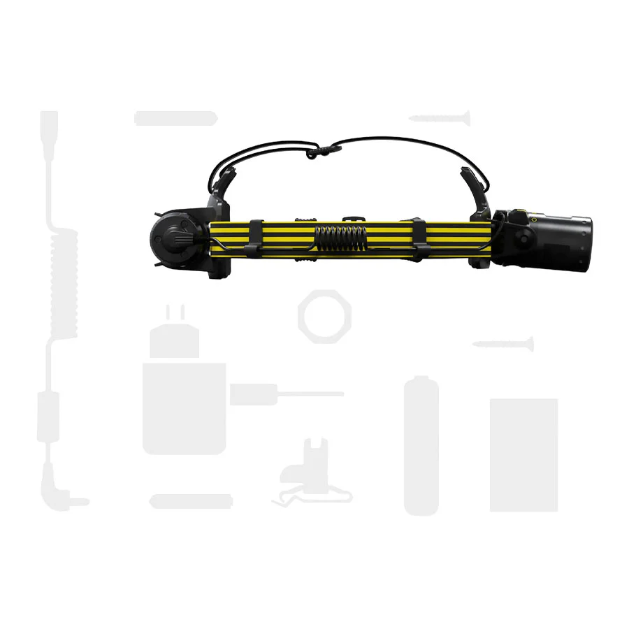 Ledlenser iLH8 Intrinsically Safe 280 Lumens IP68 Advanced Focus Zone 2/22 Headlamp - Image 4