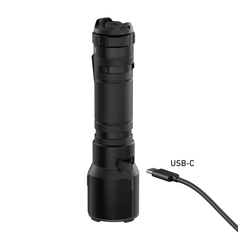 Ledlenser TT3R 1900 Lumens Rechargeable Tactical Flashlight - Image 5