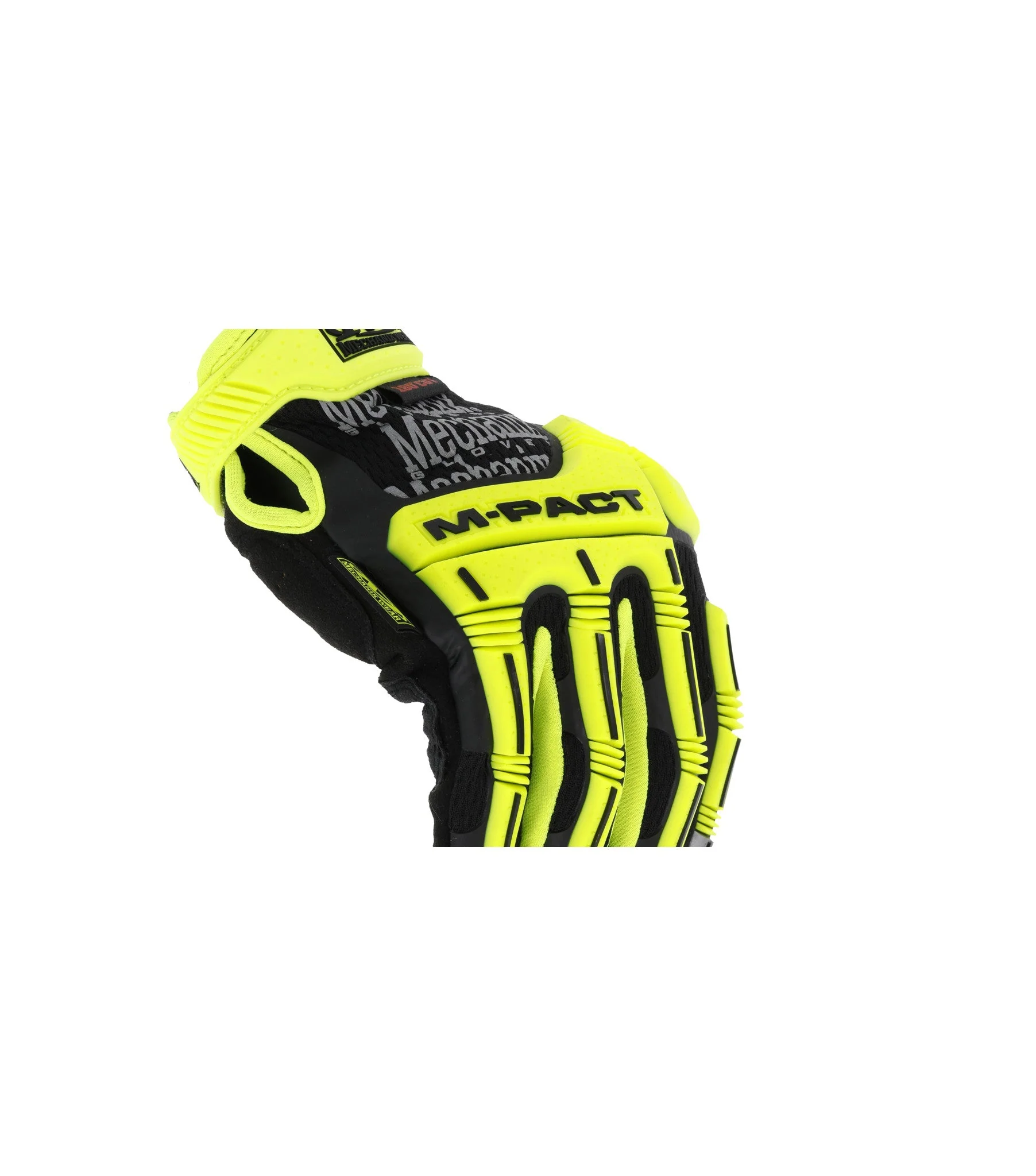 Mechanix Wear M-Pact Hi-Viz E5 Glove Fluorescent Yellow - Image 3