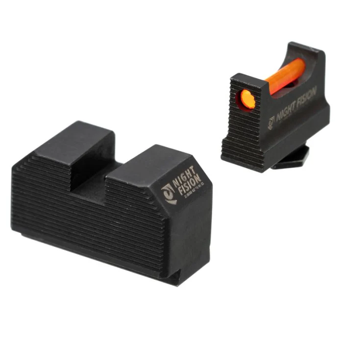 Night Fision Optic Height Fiber Optic Sight Set for Glock 17/19/45/48 w/ RMR/507C/SRO/ACRO
