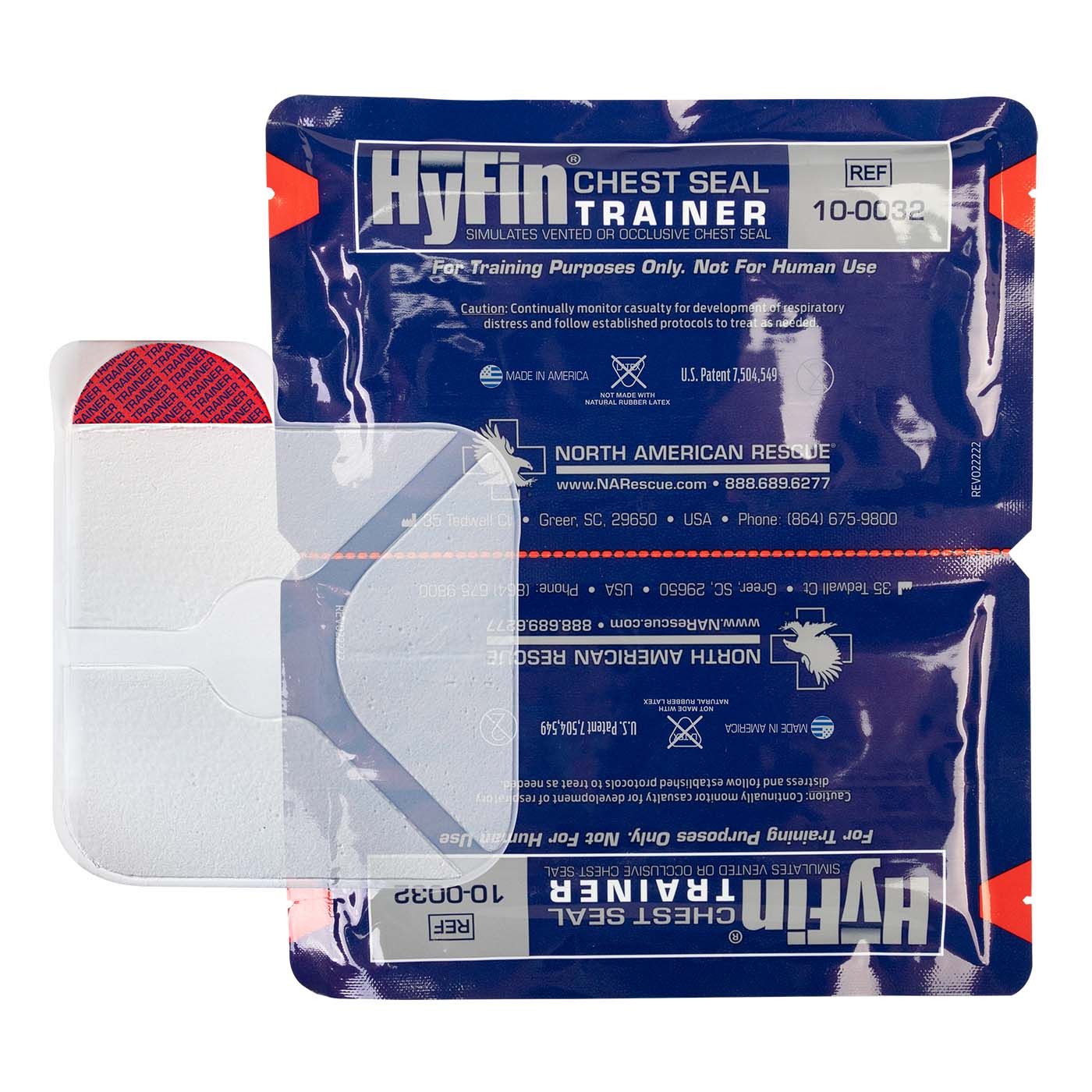 North American Rescue HyFin Chest Seal Twin Pack Trainer 10-0032 - Image 7