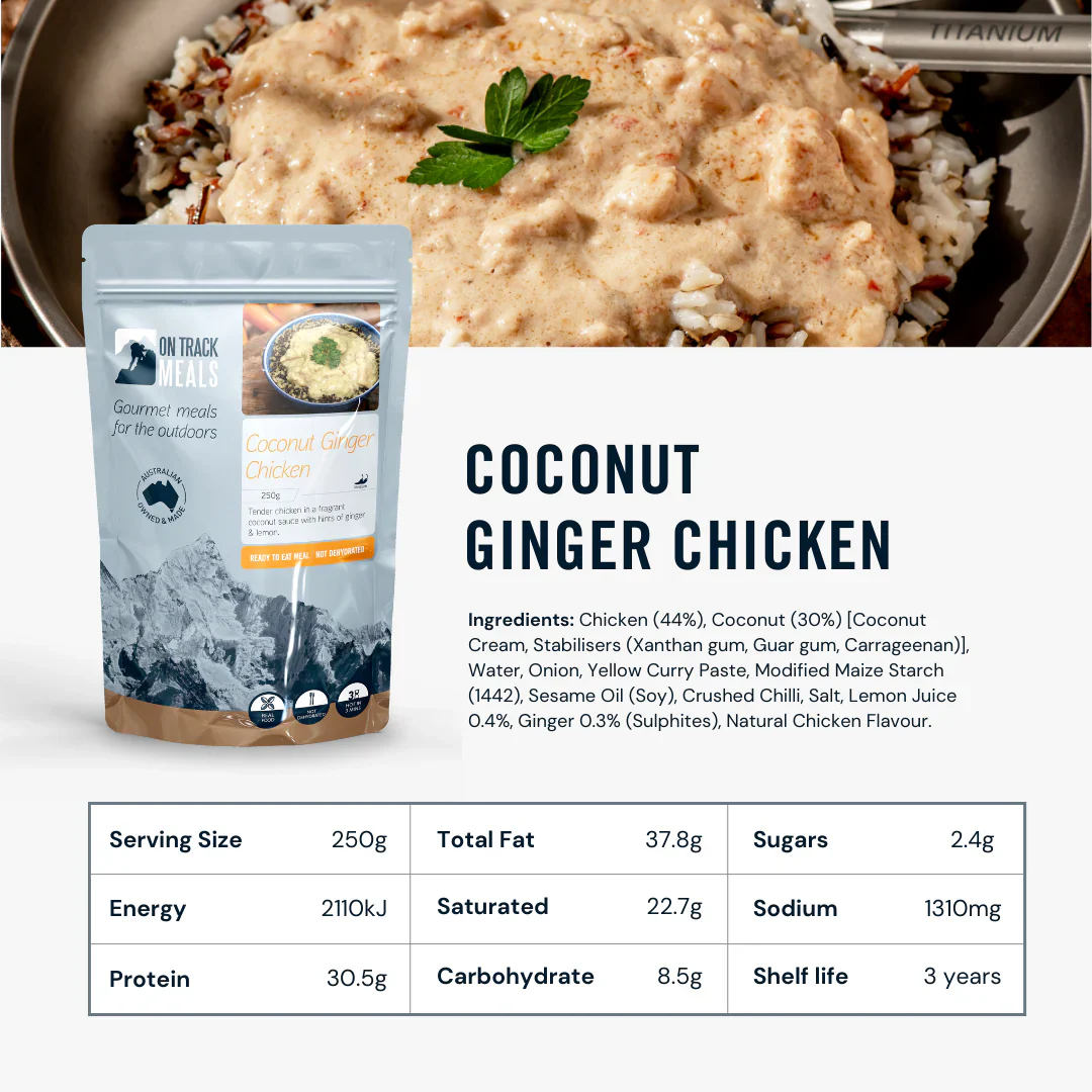 On Track Meals Coconut Ginger Chicken - Image 4