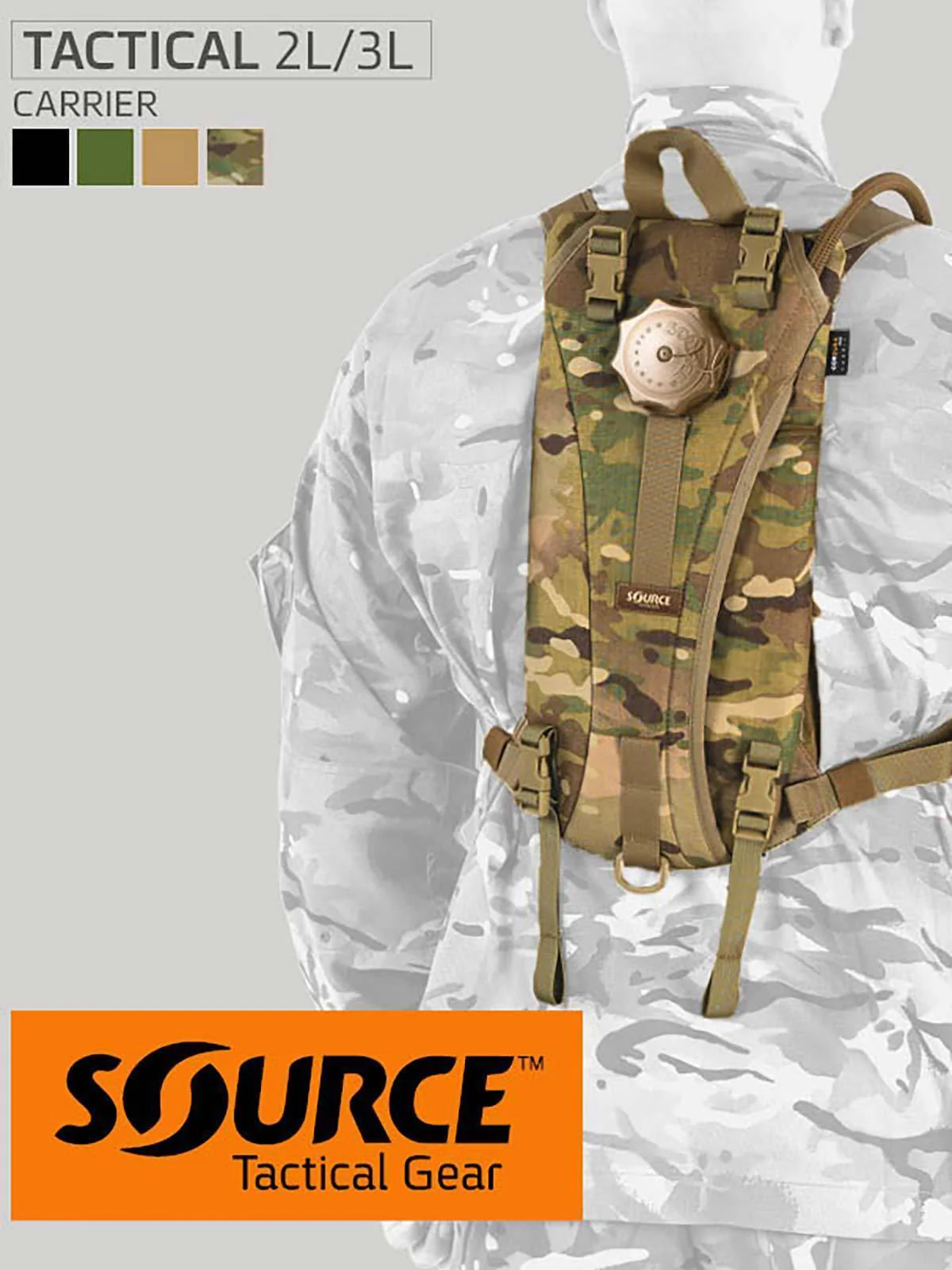 Source Tactical 3L Hydration Pack Multicam - Image 2