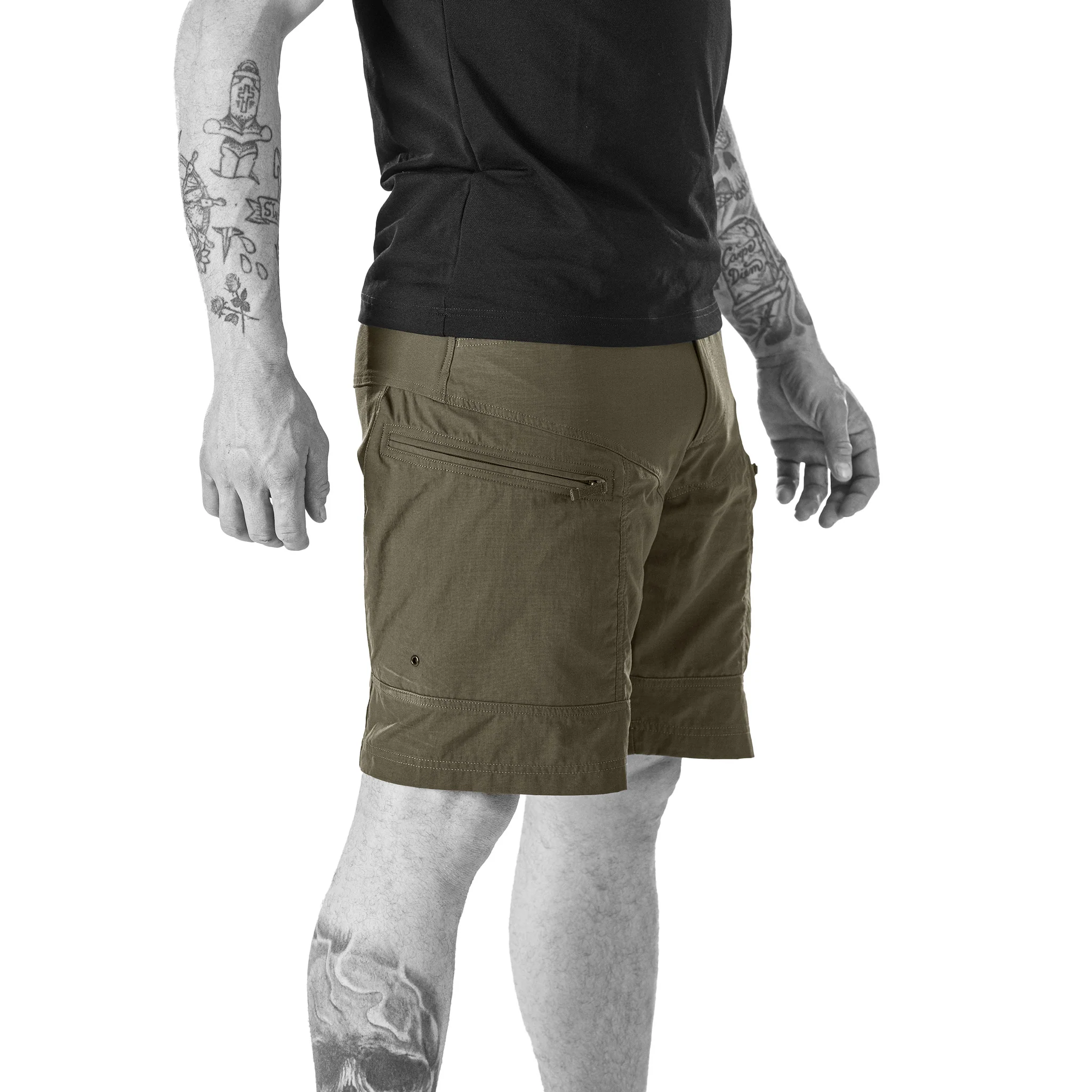 UF Pro P-40 Ranger Tactical Shorts Brown Grey - Image 11