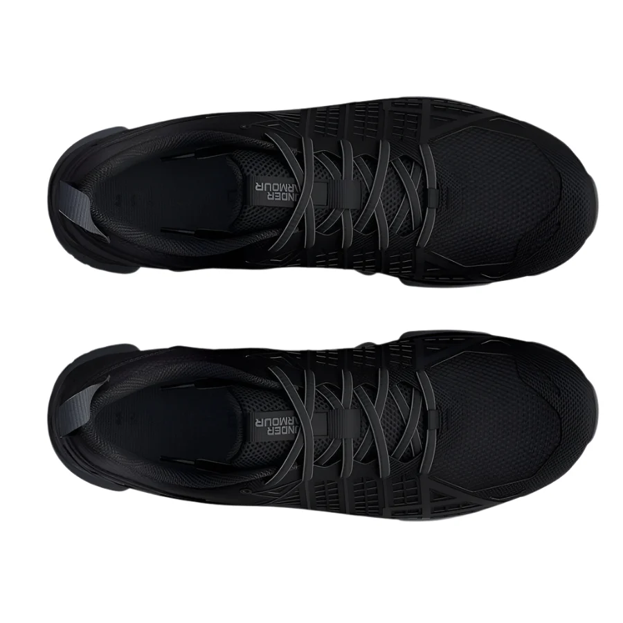 Under Armour Men's Micro G Strikefast Tactical Shoes Black - Limited Stock Clearance - Image 3