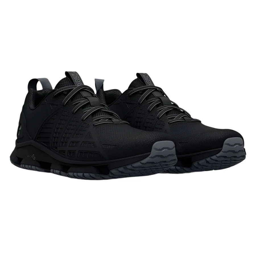 Under Armour Men's Micro G Strikefast Tactical Shoes Black - Limited Stock Clearance - Image 5