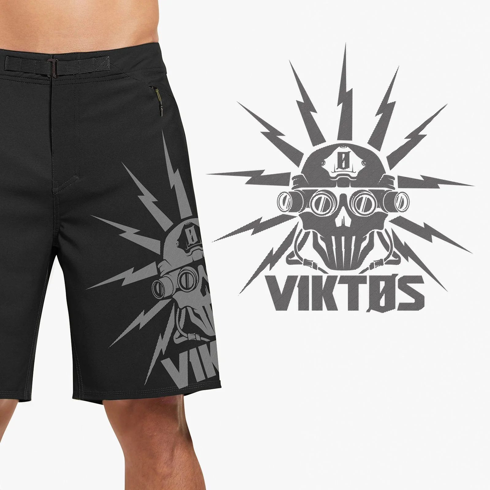 VIKTOS PTXF GYMSWYM Foureyes Shorts Nightfjall - Image 6