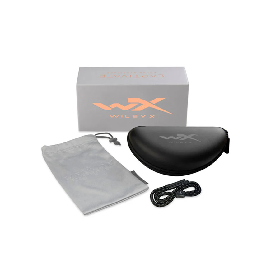 Wiley X Gravity Captivate Polarised Blue Mirror Lens with Crystal Black Frame - Image 7